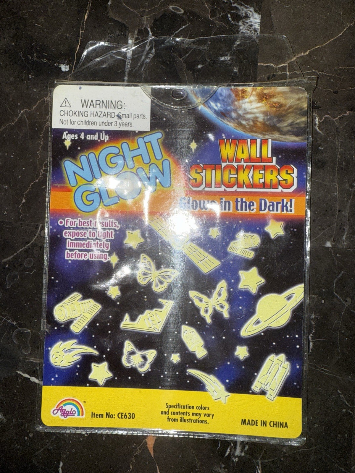 🌙✨ Vintage 2000 Glow-in-the-Dark 13 Planet Pieces– Not Used – Rare