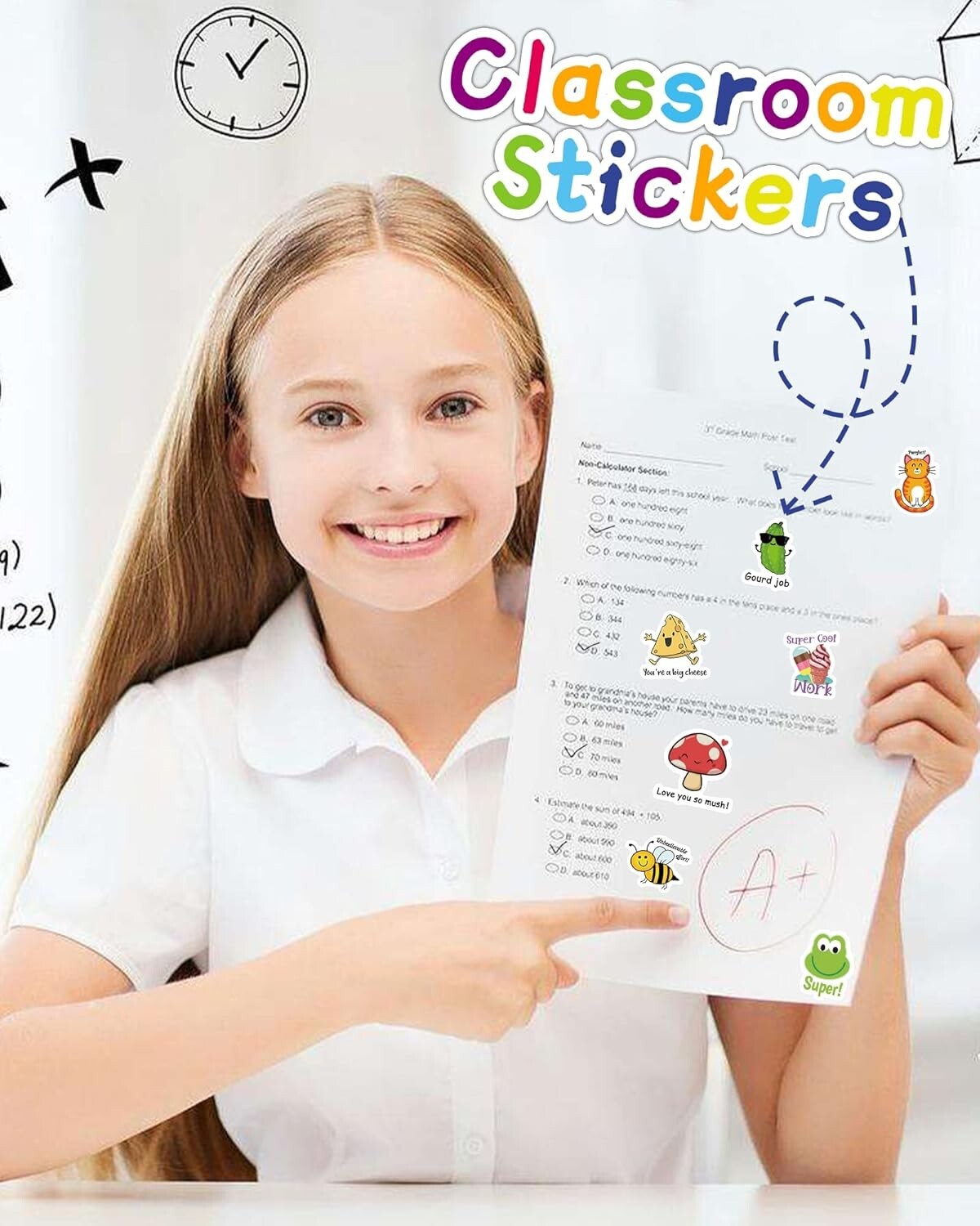 Benresive 400 Pcs Cute Stickers for Kids, Water Bottle Stickers for Kids, 80 Sty