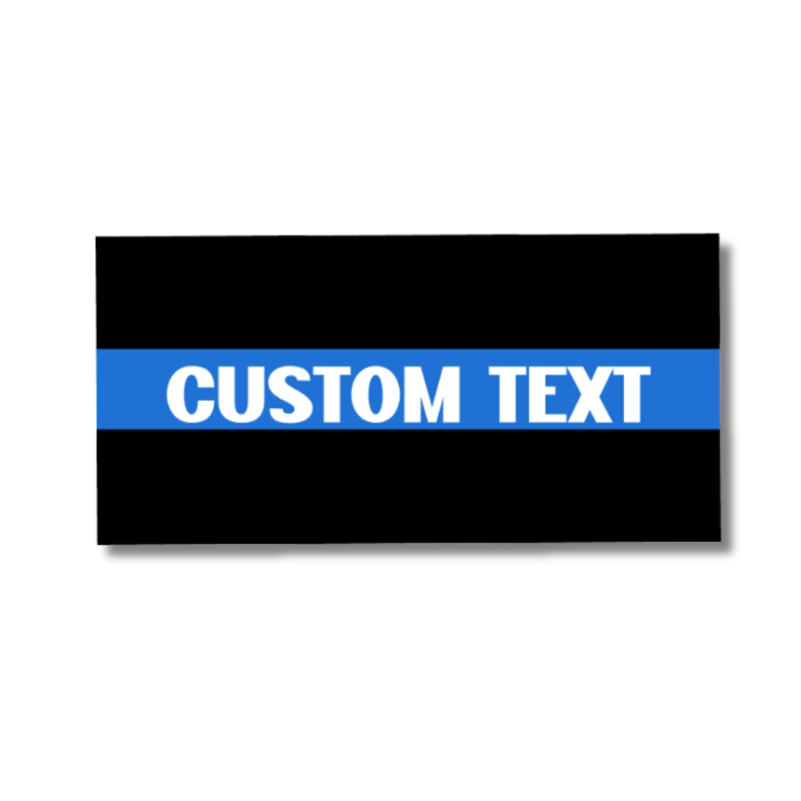 Custom Thin Blue Line Decal Sticker, Police Support Decal