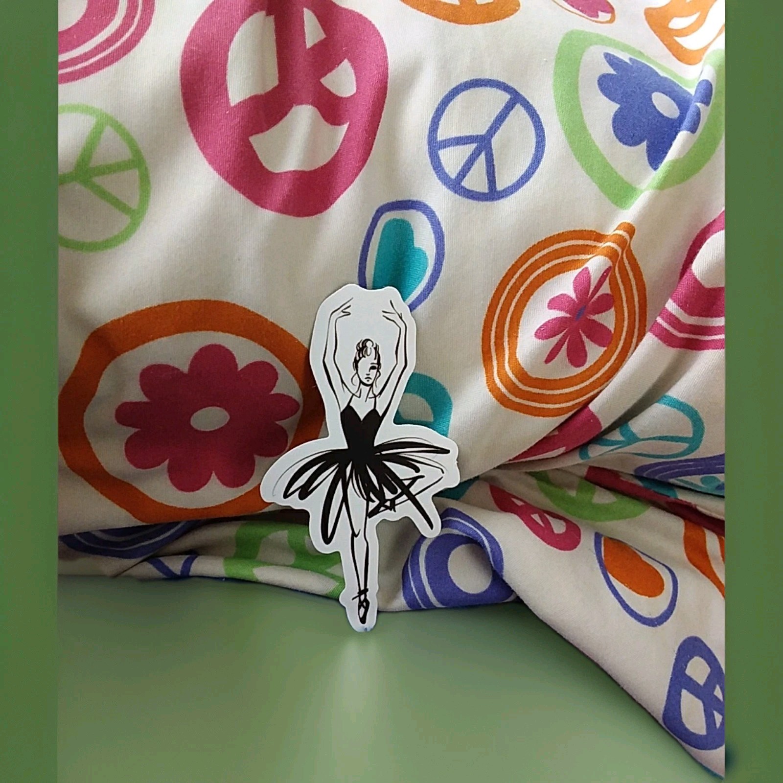 Black Ballerina Sticker