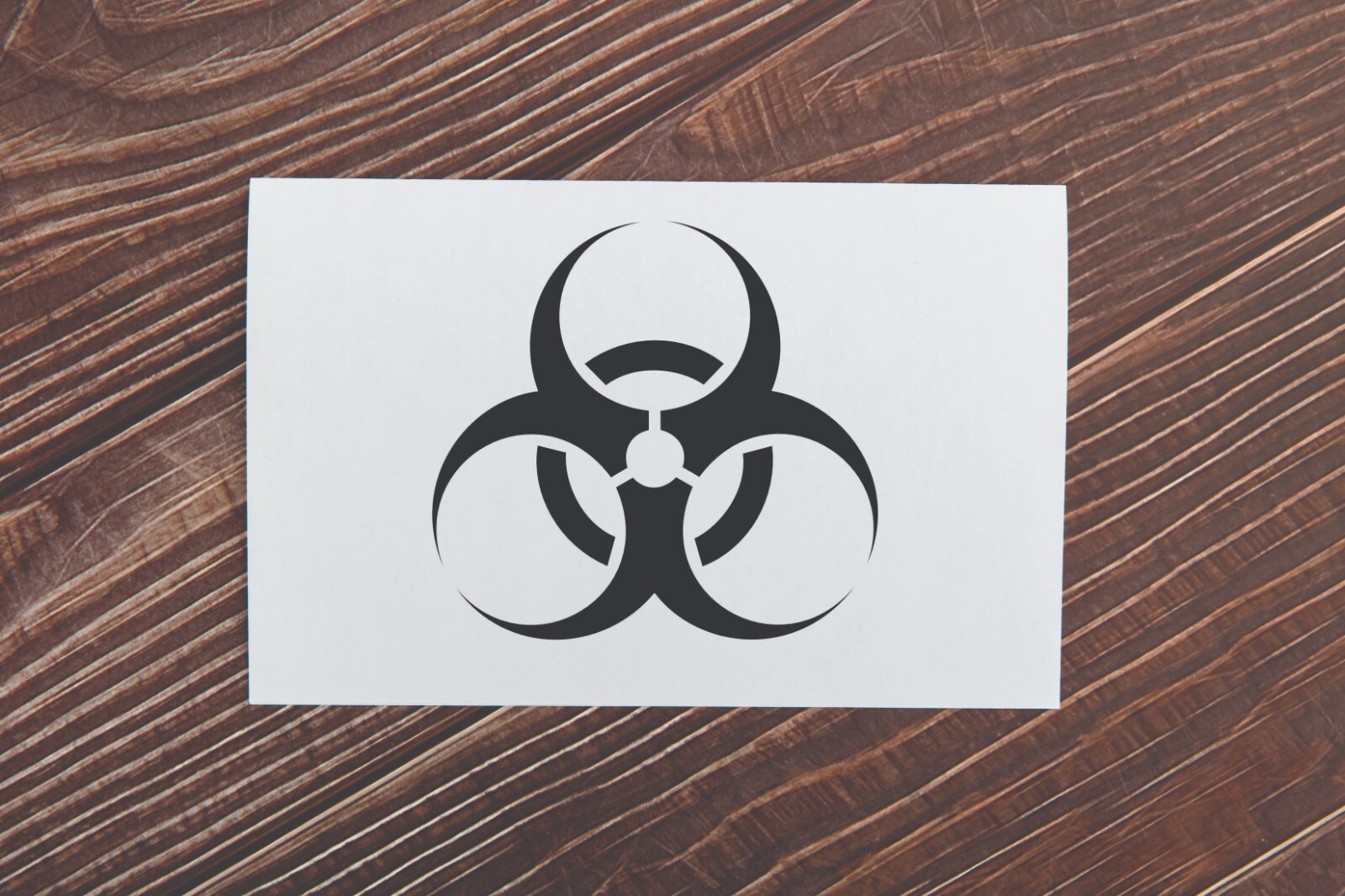 Vinyl Decal Biohazard Symbol Transfer Sticker Made With Premium Quality Vinyl