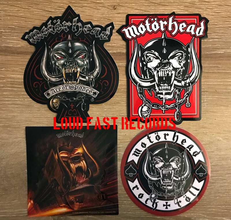 MOTORHEAD STICKER SET DECAL LOT OF 4 ace of spades war pig official licensed