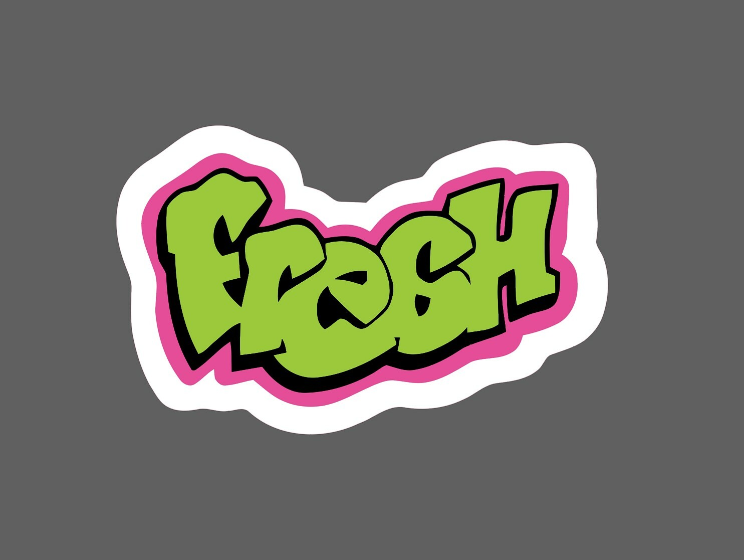Fresh Sticker 90s Spray Paint Waterproof – Buy Any 4 For $1.75 Each Storewide!