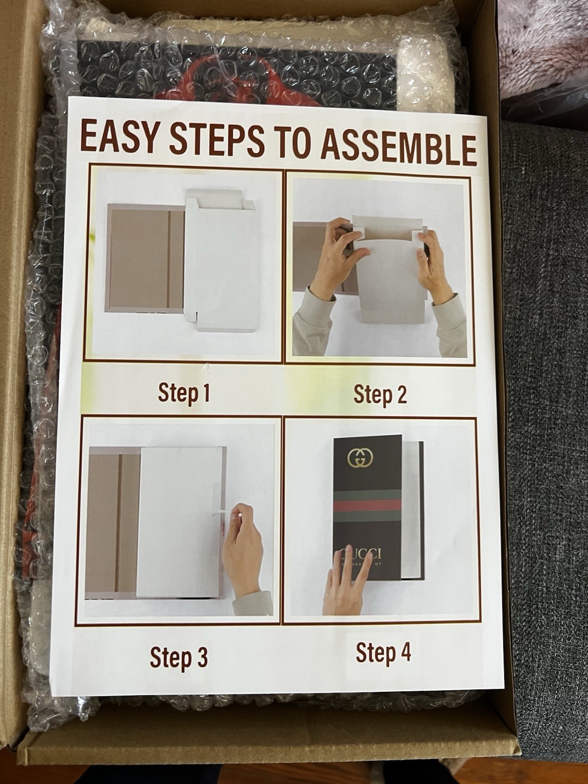 5-Pack Luxury Faux Book Decor – Cardboard Display Props – Fashion Style