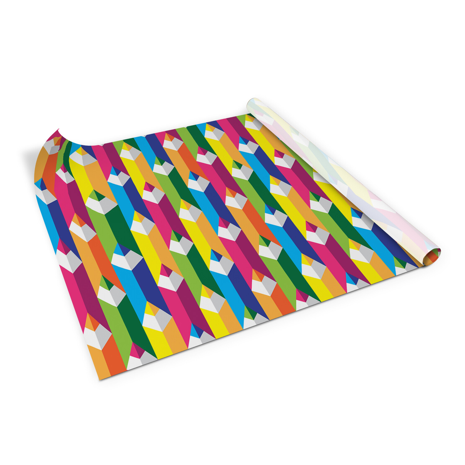 Worktop Covering Stickers Self Adhesive Vinyl Wrap Coloured crayons 100×50