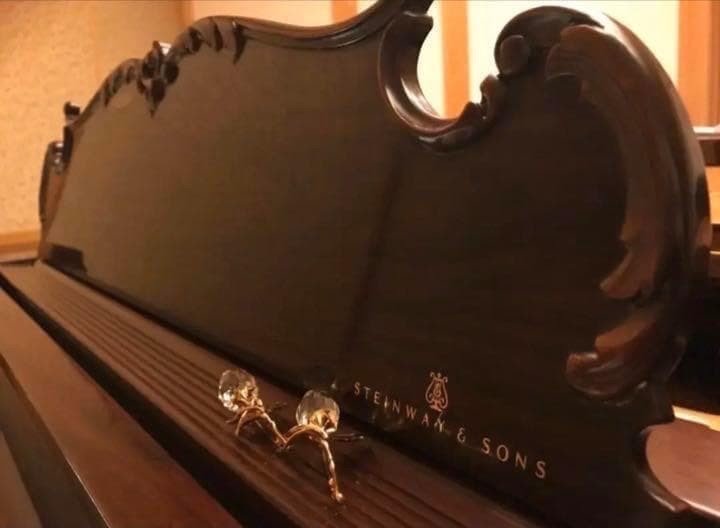 Steinway Piano Painting Decal Sticker 2 Types, Total Of 5 Pieces for etc iPhone