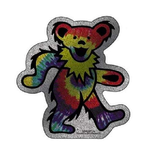 Grateful Dead Dancing Bear Glitter Die Cut Sticker Decal Official Rock