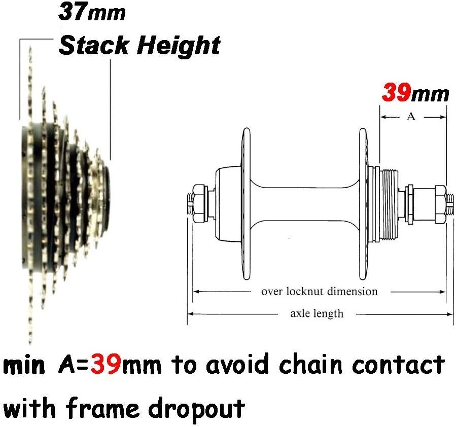 7 Speed Freewheel for E-Bike 11-28T/11-34T Screw On Freewheel