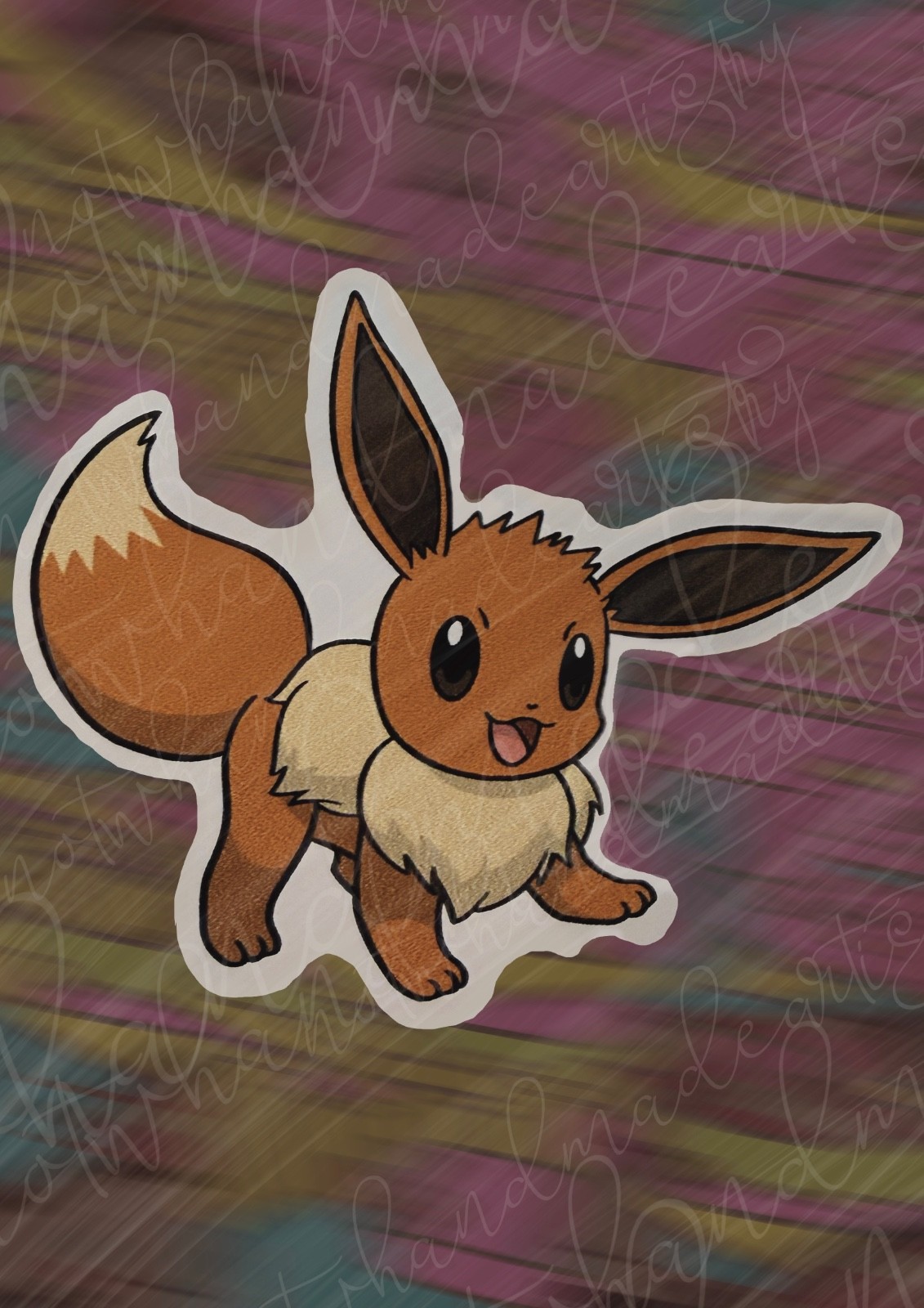 Pokemon Eevee Evolutions Weatherproof Stickers