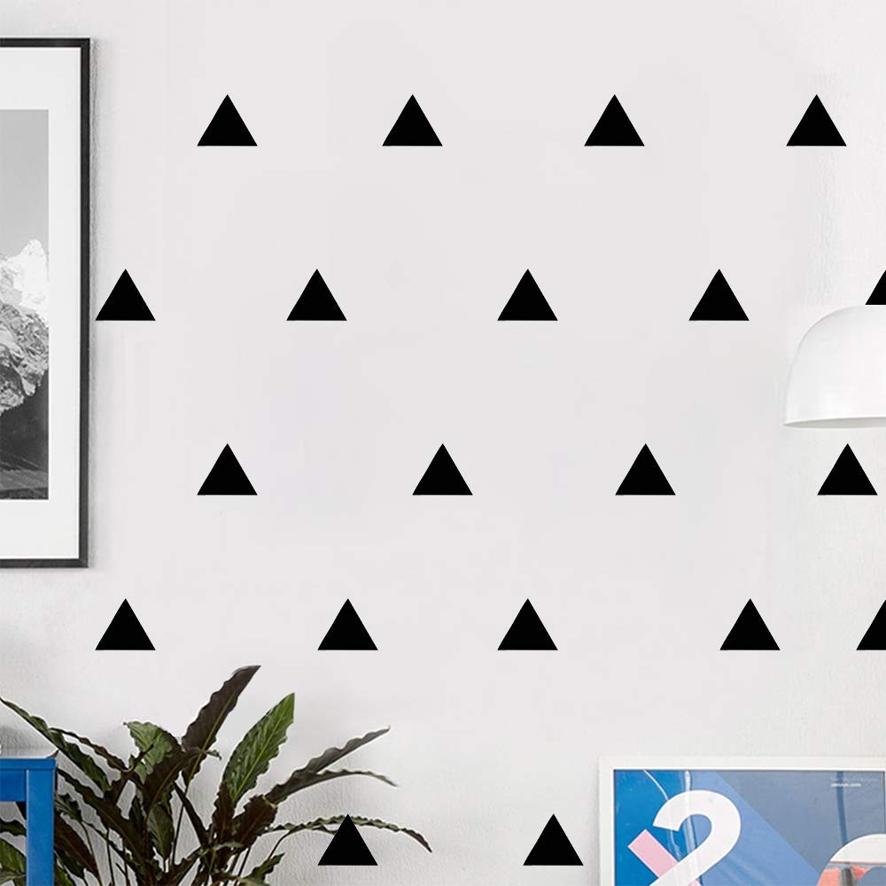 245 Triangle Shape Wall Decal Vinyl Stickers, Removable Lovely Triangle Pictu…