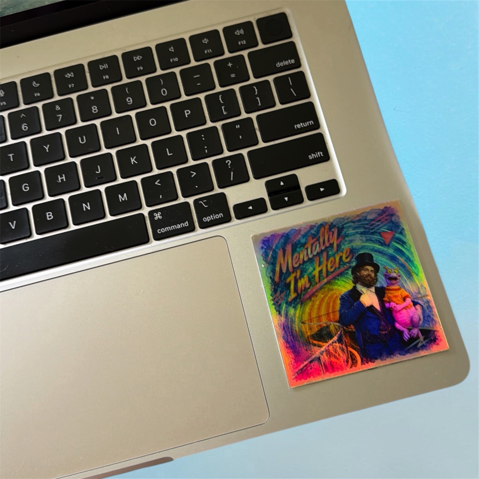 Dreamfinder Figment 3×3 Square Hologram Sticker “I’m Here” FREE SHIPPING