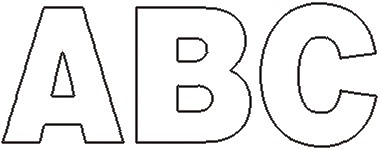 Permanent Adhesive Vinyl Letters & Numbers .5 852/Pkg White