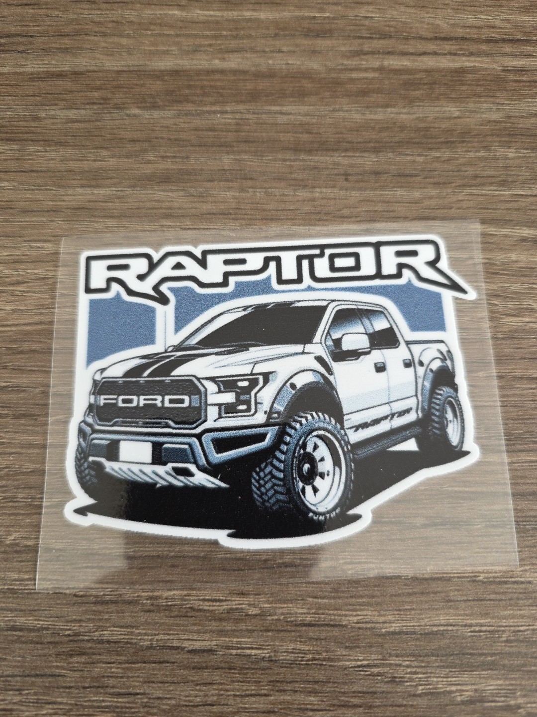 Ford Raptor High Quality Water Proof Raised UV DTF Decal 4in