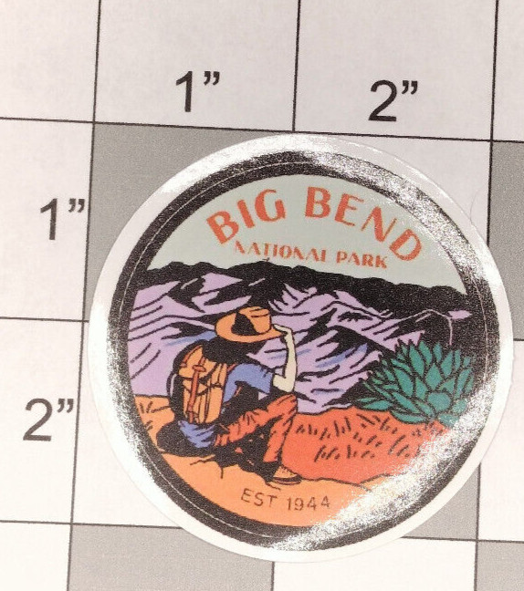 Big Bend National Park Vinyl Decal Sticker for Tumblers Laptops
