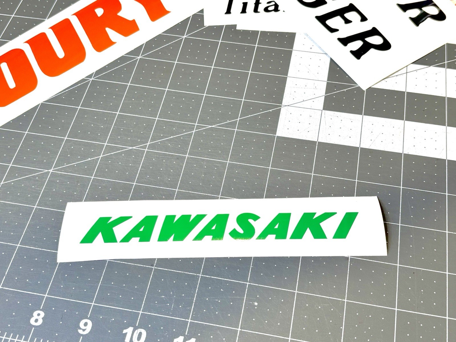 TWO Stihl Die Cut Vinyl Decals Power Equipment Chain Saw Whacker Trimmer Gas