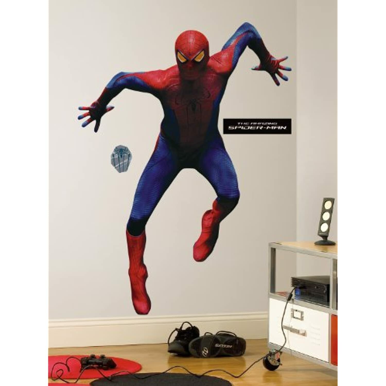 RoomMates RMK1907GM Amazing Spiderman Peel and Stick Giant Wall Decal