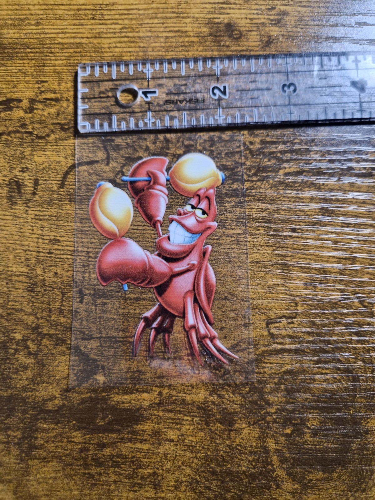 THE LITTLE MERMAID SEBASTIAN High Quality UVDTF Decal Sticker waterproof USA