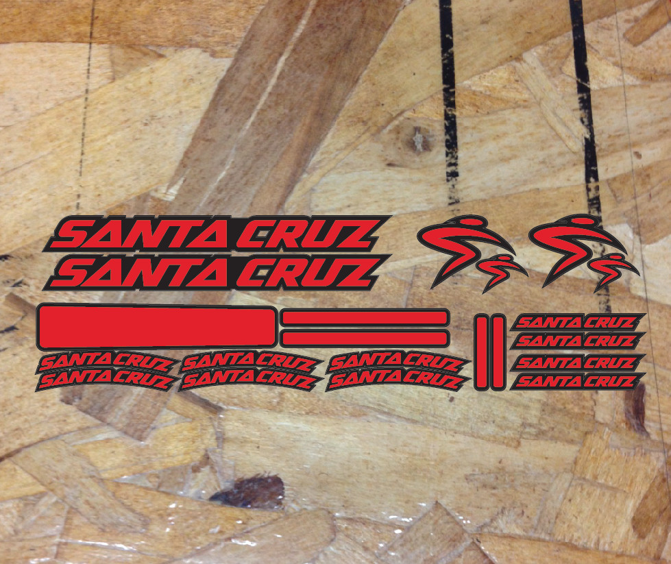 Santa Cruz Mountain Bike Replacement Decals Stickers Bike Frame Kit Cycling MTB