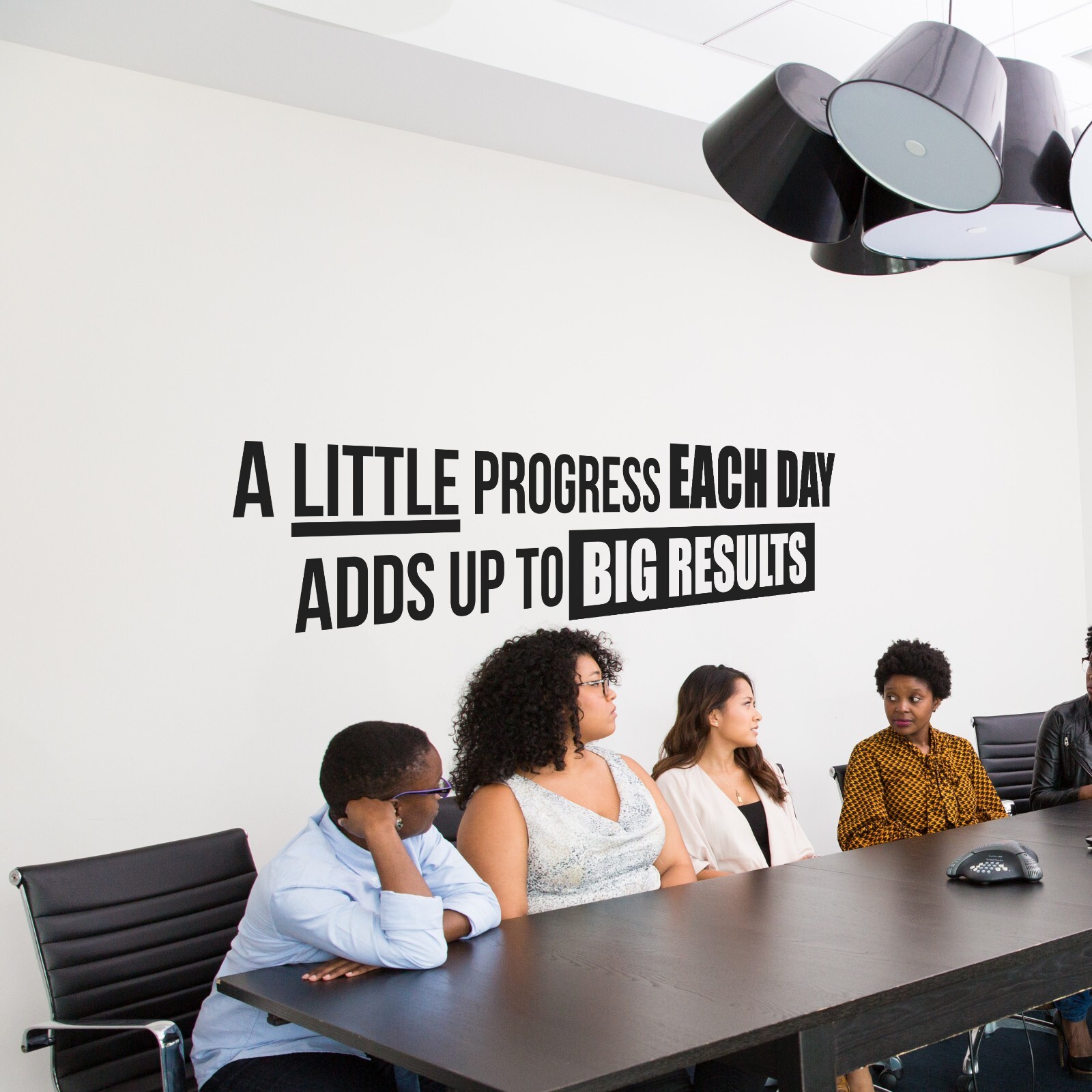 A Little Progress Each Day Motivational Quotes Wall Decals Vinyl Sticker Decor