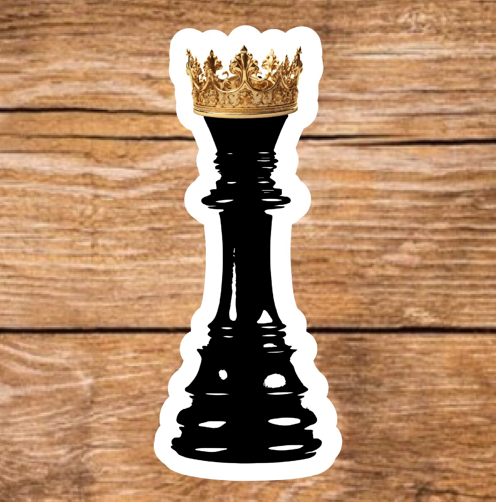 Royalty – 3 Pages (24 Sticker Set) 2in, Waterproof, Glossy Finish Vinyl.