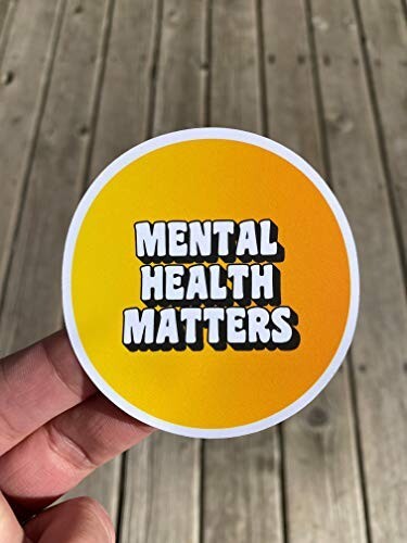 Mental Health Matters Sticker Water Bottle Phone Laptop Sticker