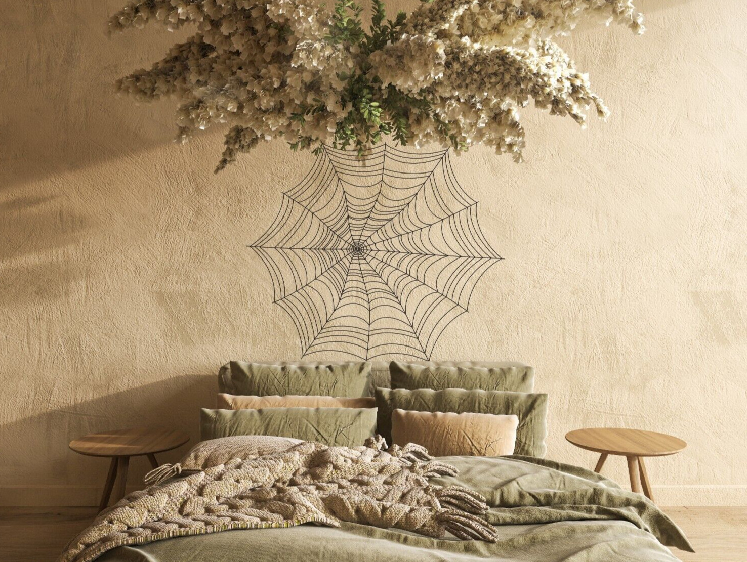 Vinyl Sticker Decal Spiderweb Large 22" x 19"
