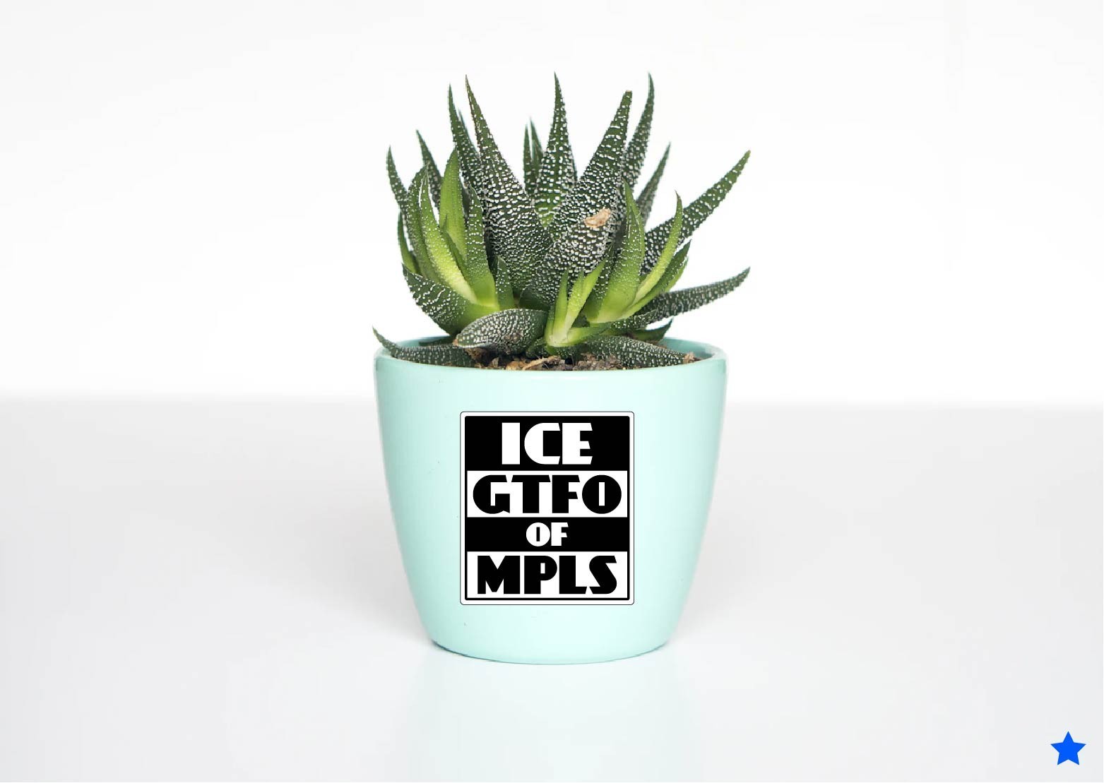 Ice GTFO of MPLS Decal Sticker Anti Ice Get Out of Minneapolis Protest Trump