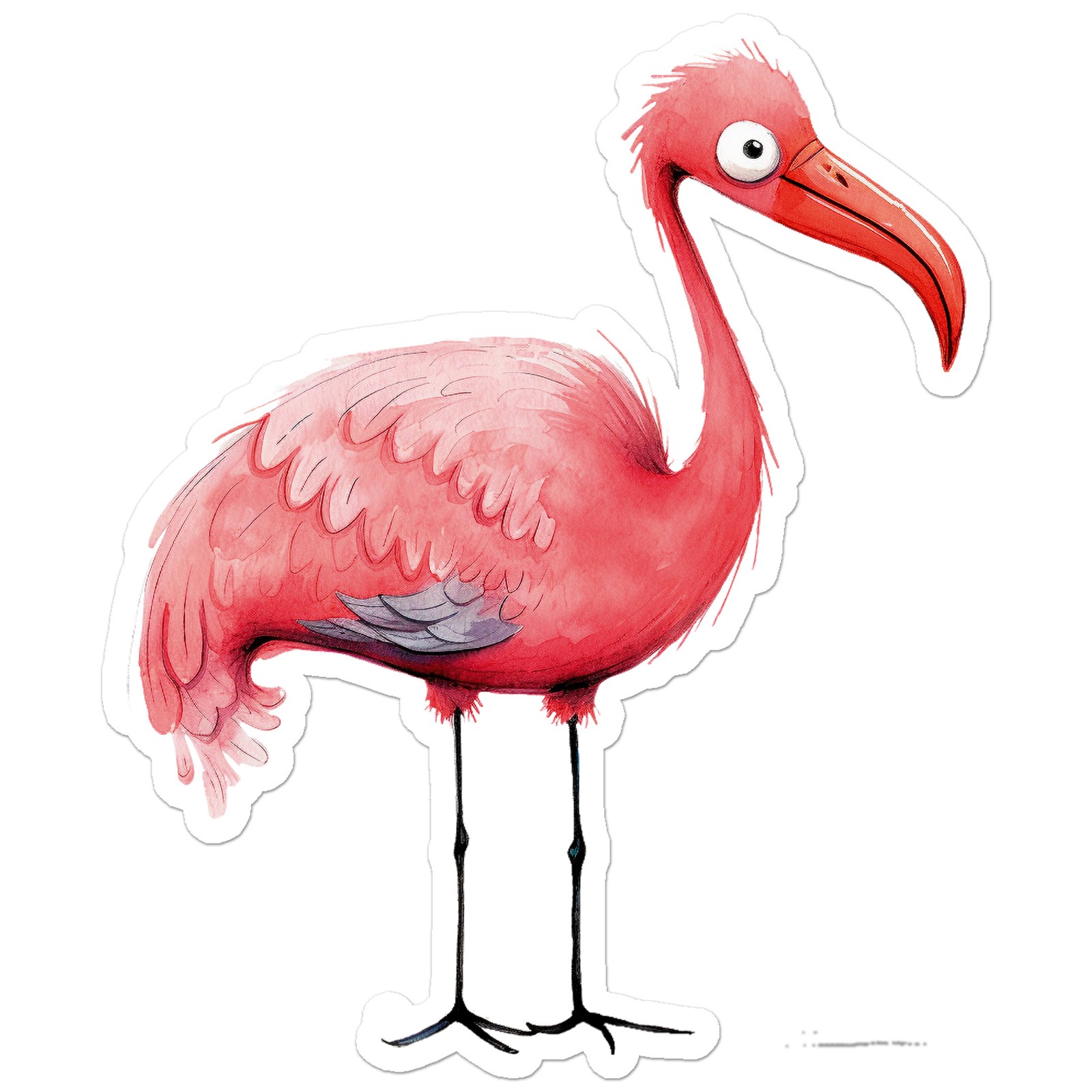 Cute Flamingo – Vinyl Decal Sticker – Car Window Laptop – ebn12510