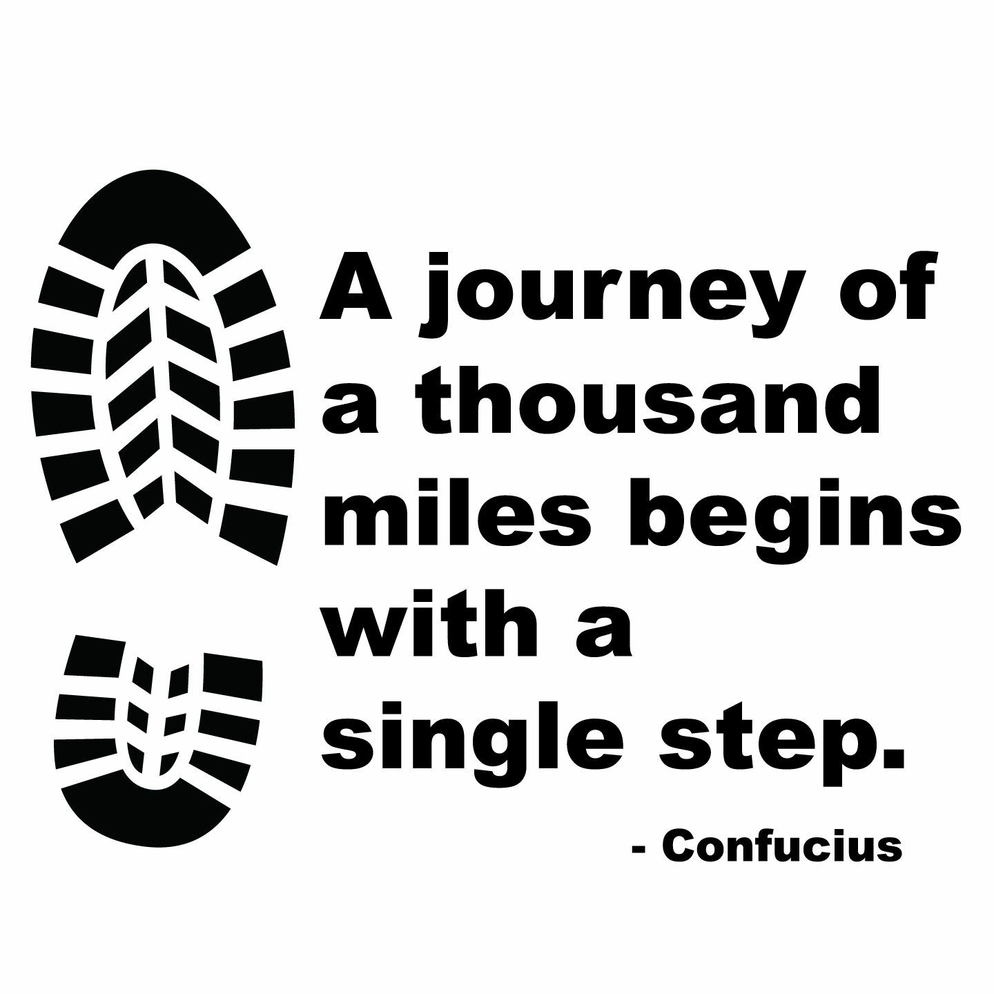 Confucius Inspirational Life Quotes Wall Decal | Home Vinyl Wall Decor Sticker