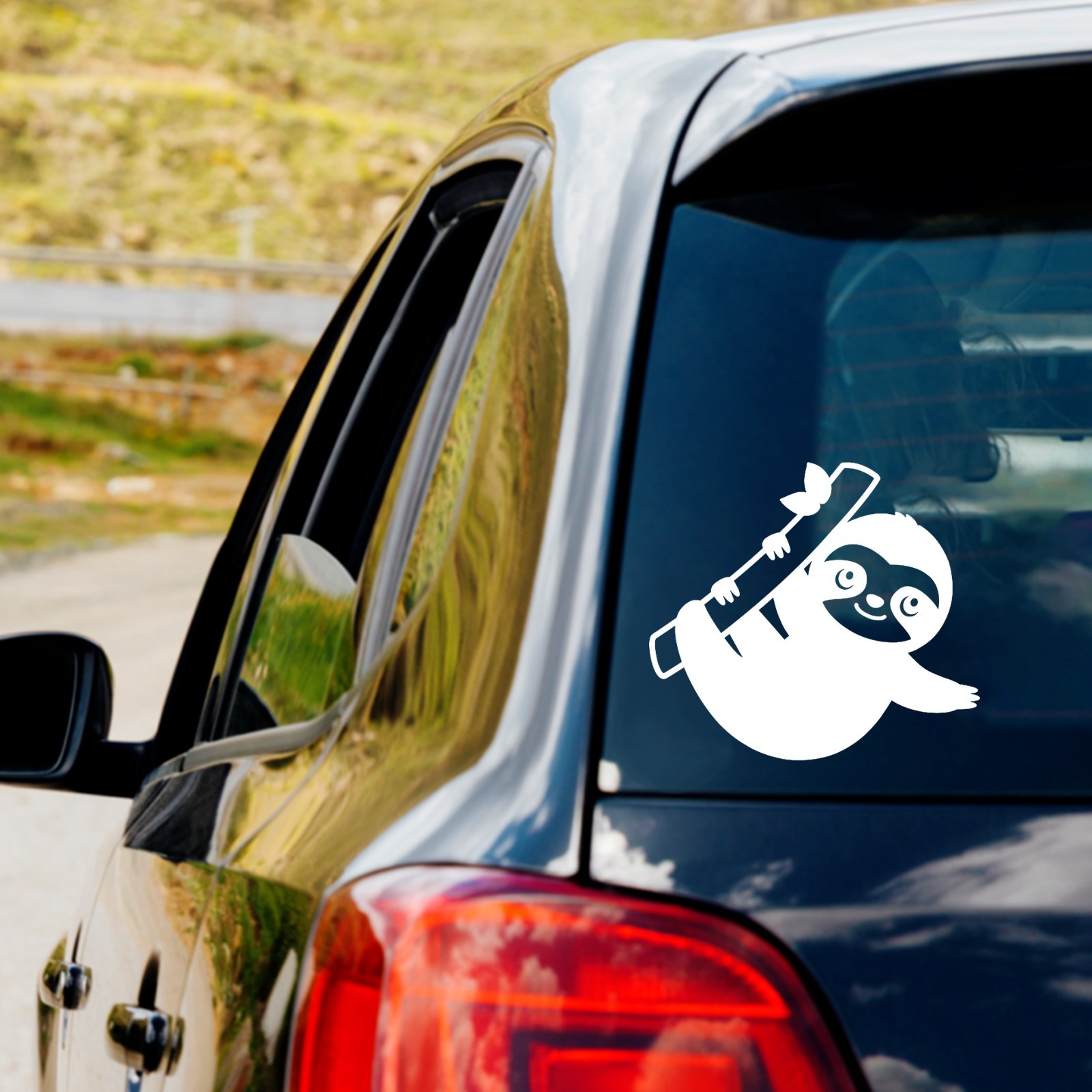 Hanging Sloth Vinyl Decal Sticker Car Truck Window Laptop Water Bottle Mug