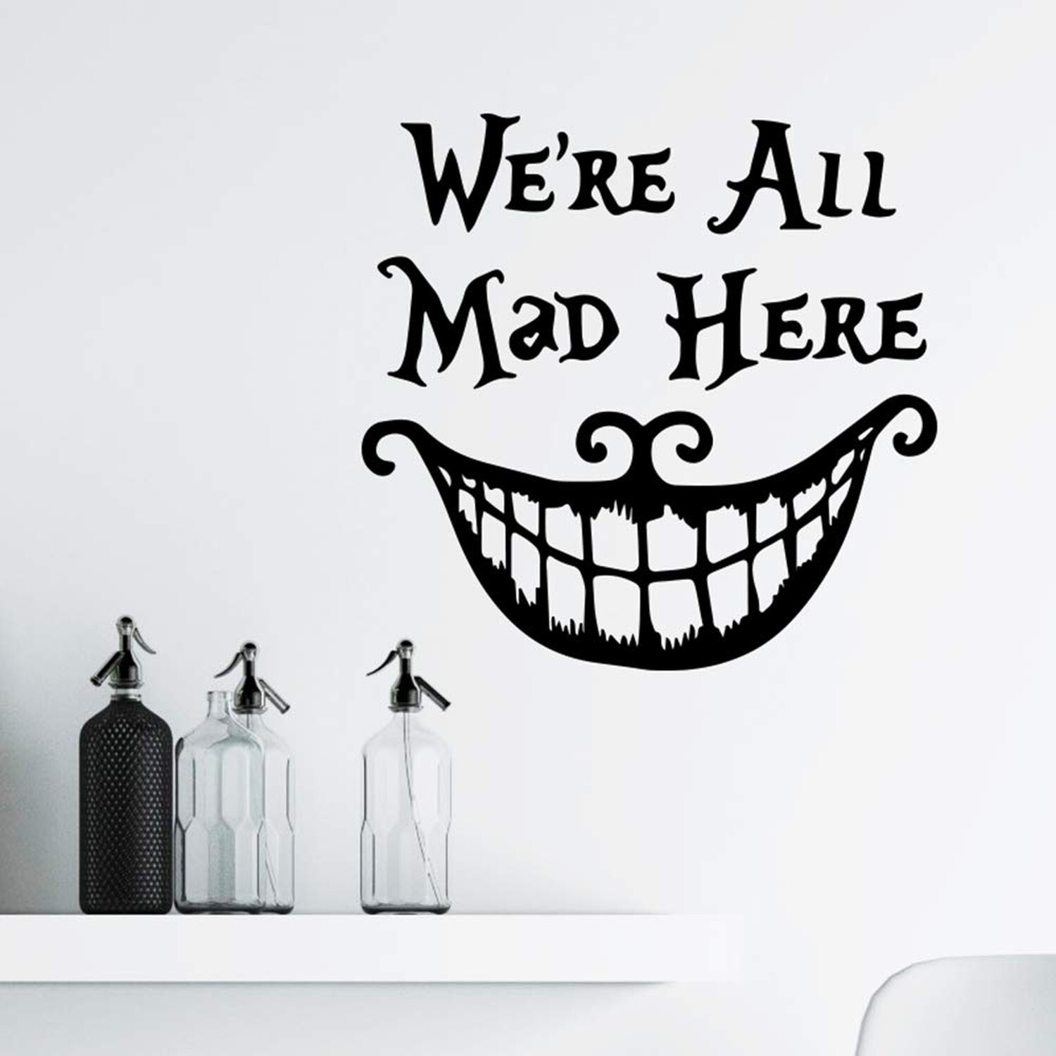 Halloween ‘Smiling Face’ Thriller Wall Decals Cool Wall Sticker for