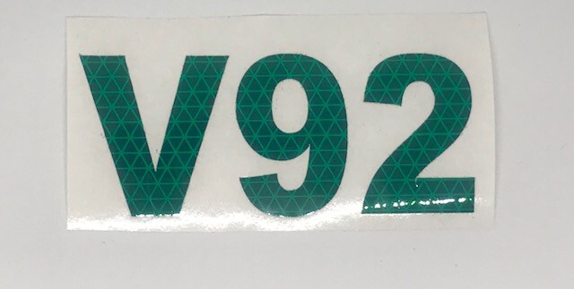 Orafol/Reflexite V92 Reflective DAYBRITE Vinyl Letters Custom Cut