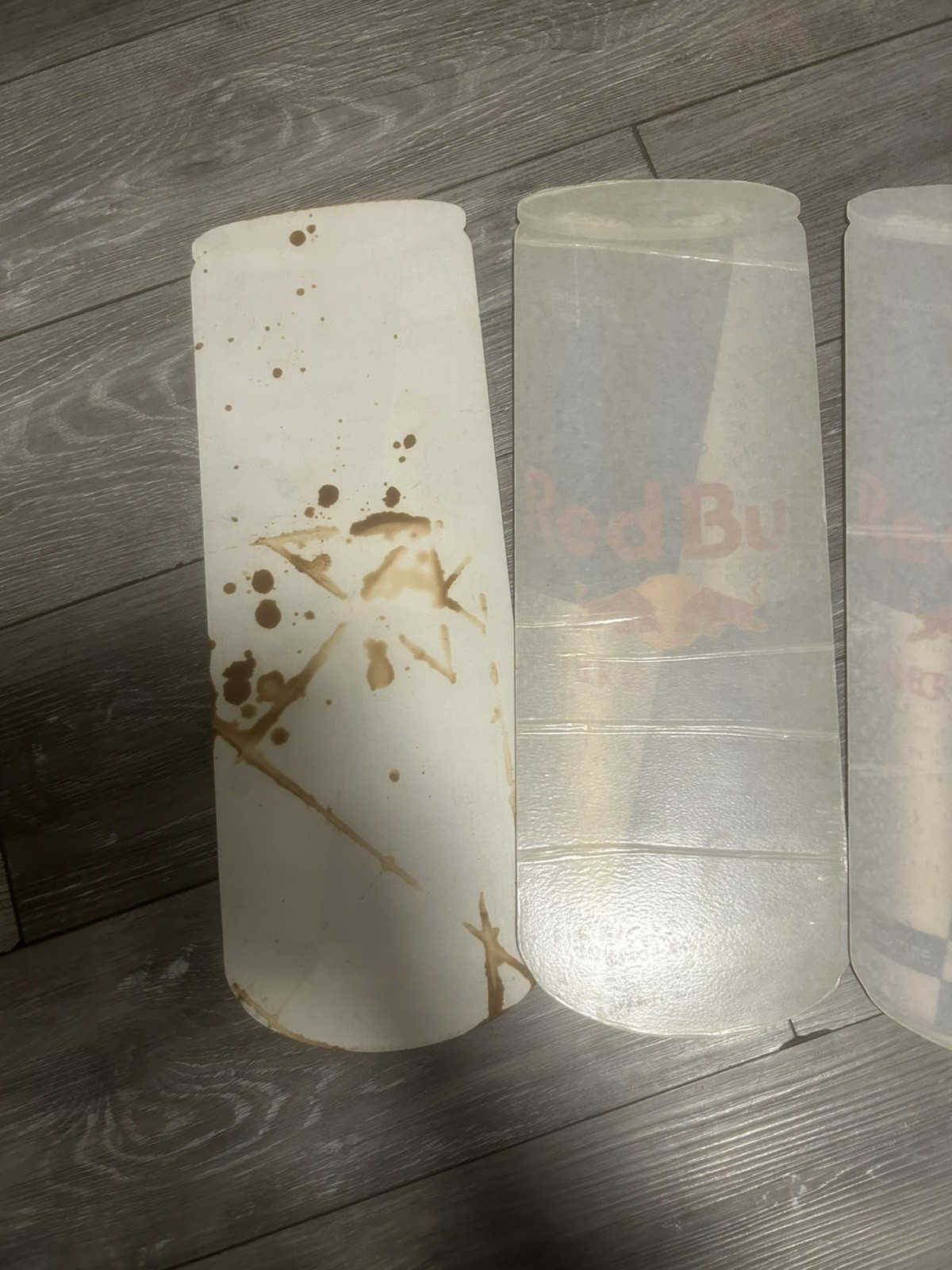 4 RedBull window can sticker decal , lenticular 2 sided 20" by 7” new