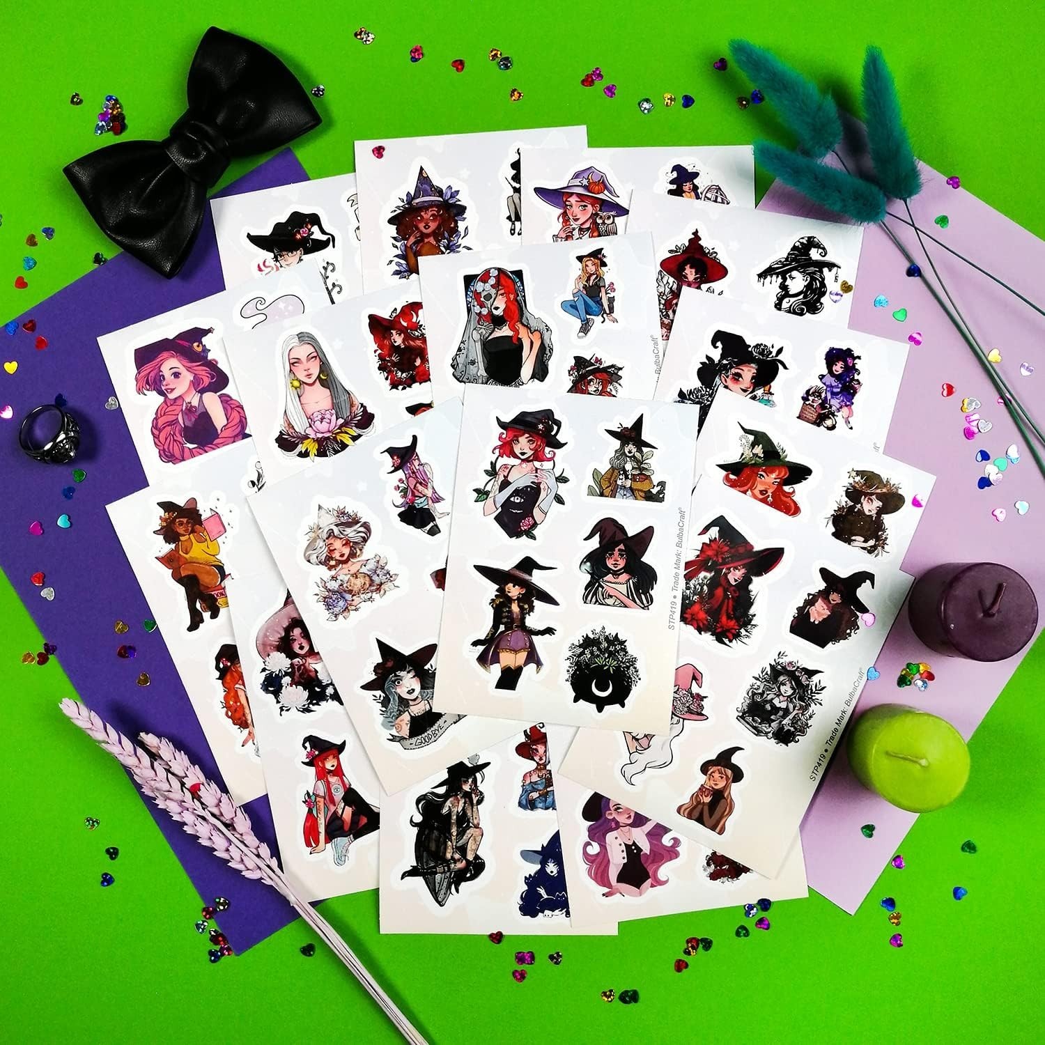 BulbaCraft Witch Stickers, Witchy Stickers, Witchy Gifts, Witch Party Favors, Gi