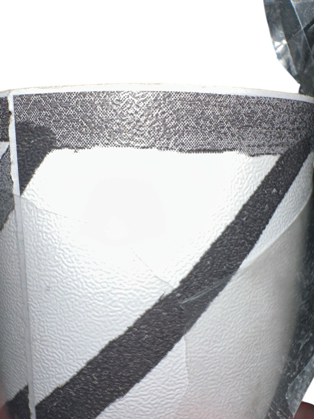 Peel Stick Accent Wallpaper Herringbone Black White Vinyl Removable Modern Chic