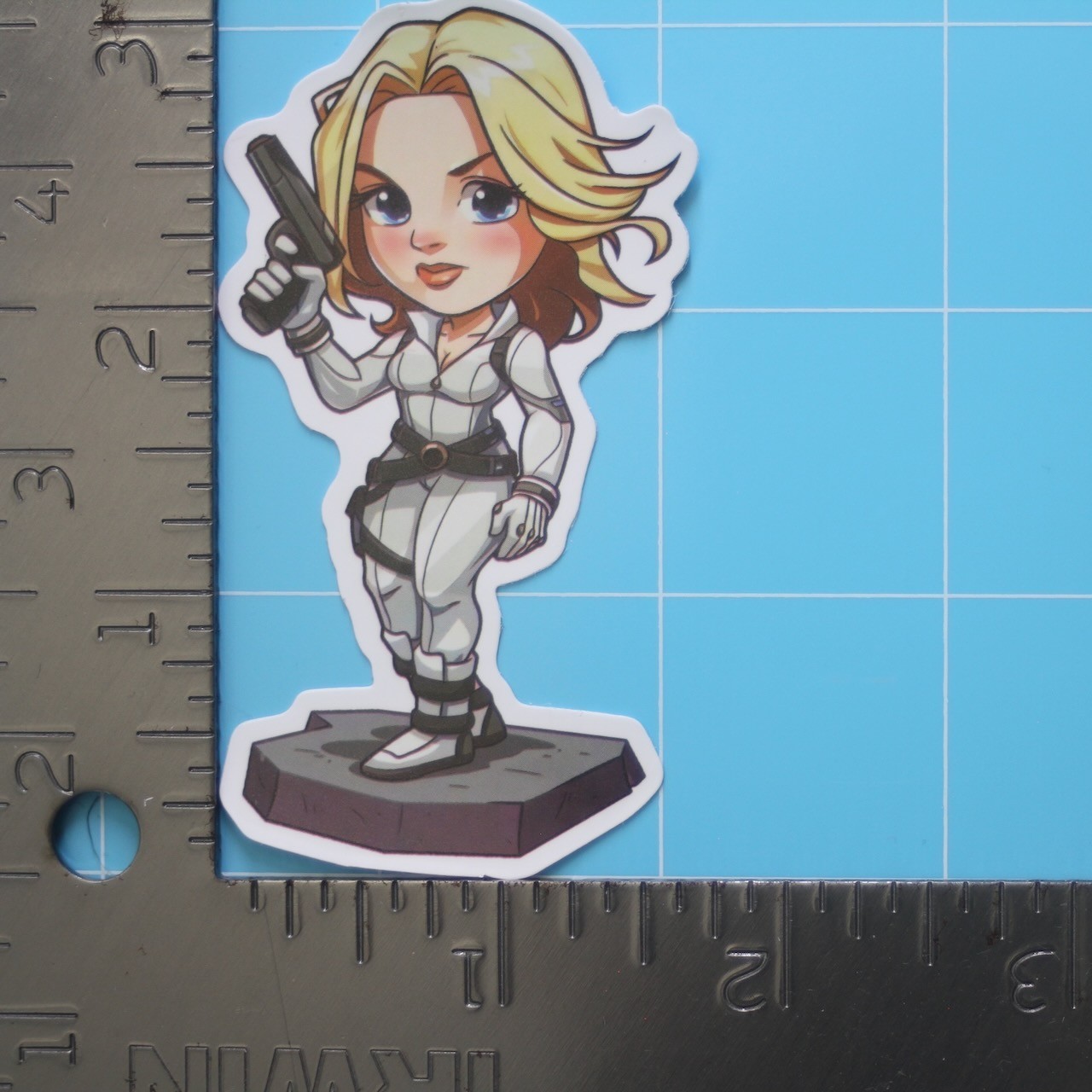 Marvel Universe Sticker (BLACK WIDOW) MCU Superheroes, Gloss PVC Decal