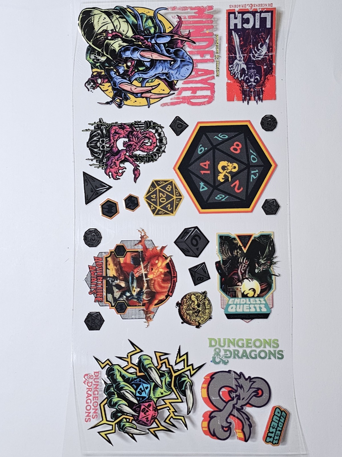 Dungeons Drag UV DTF Transfer Sticker Wrap Tumbler UVDTF BUY 10 GET COMBINE SHIP