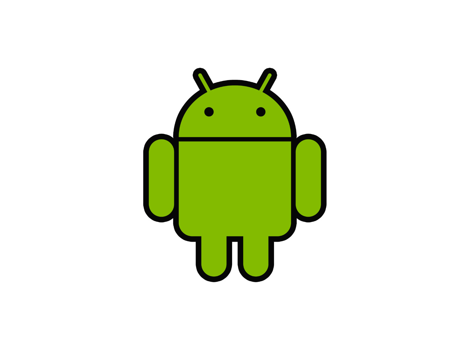 Android mascot robot vinyl sticker decal – many sizes and colors available