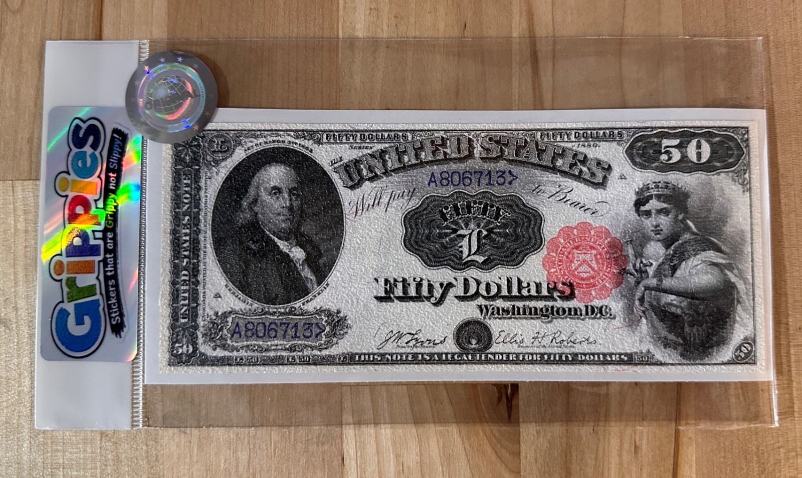 Money Sticker $100 Wall Poster and Floor Decal