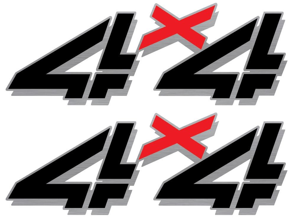 1998 – 2007 Vinylmark 4×4 Bedside Decals for Chevy GMC 4WD 1500 2500 Stickers