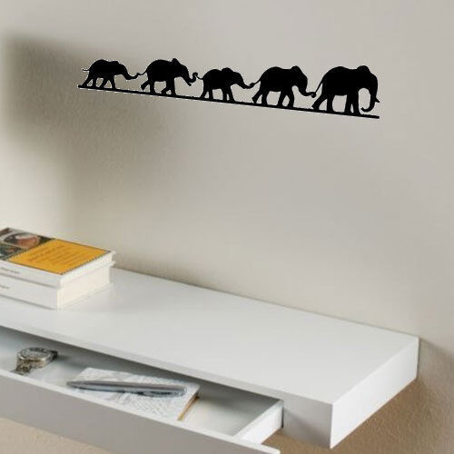 Cute Elephant Family Vinyl Decal Sticker for Macbook Laptop Car Window Wall Door