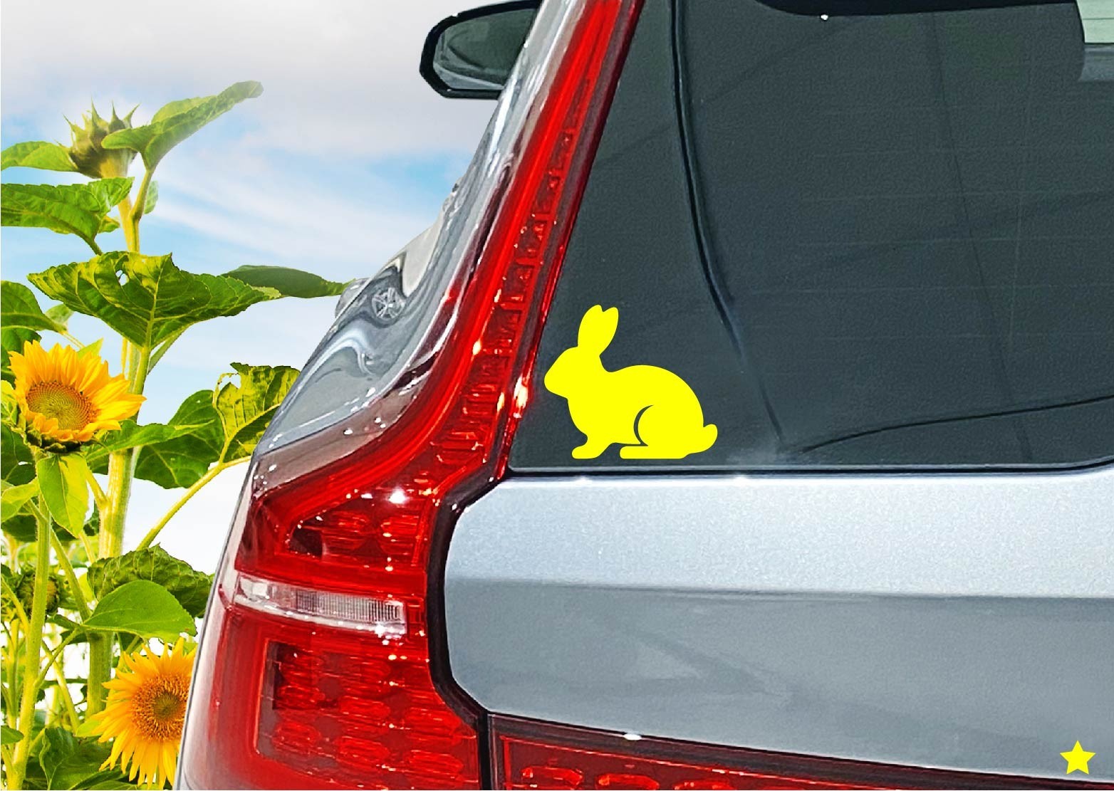 Rabbit Decal Sticker Bun Bunny Pet Caprine Love Life Farm Gift Kids Pets Animal
