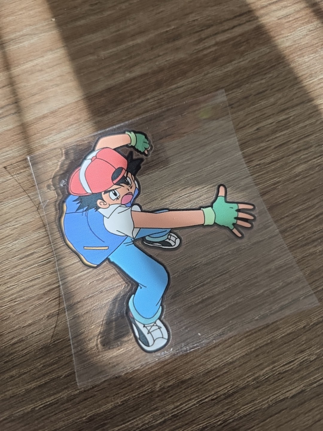 Pokemon Ash UV DTF Decal Sticker Waterproof Raised Made In USA