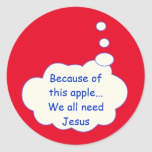 Christian – iphone Evangelism Sticker For Back of Phone – The Apple Curse