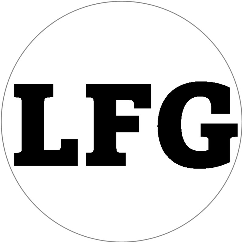 LFG – Circle Sticker Decal 3" x 3" – Let's F*cking Go Crypto