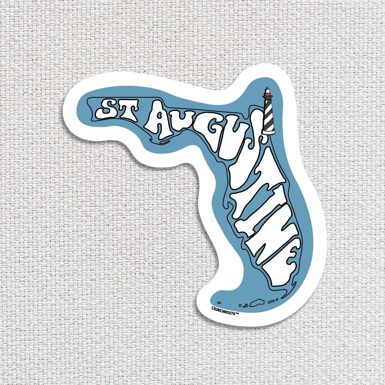 St. Augustine Florida Laptop Sticker, St Augustine Lighthouse Sticker For Laptop
