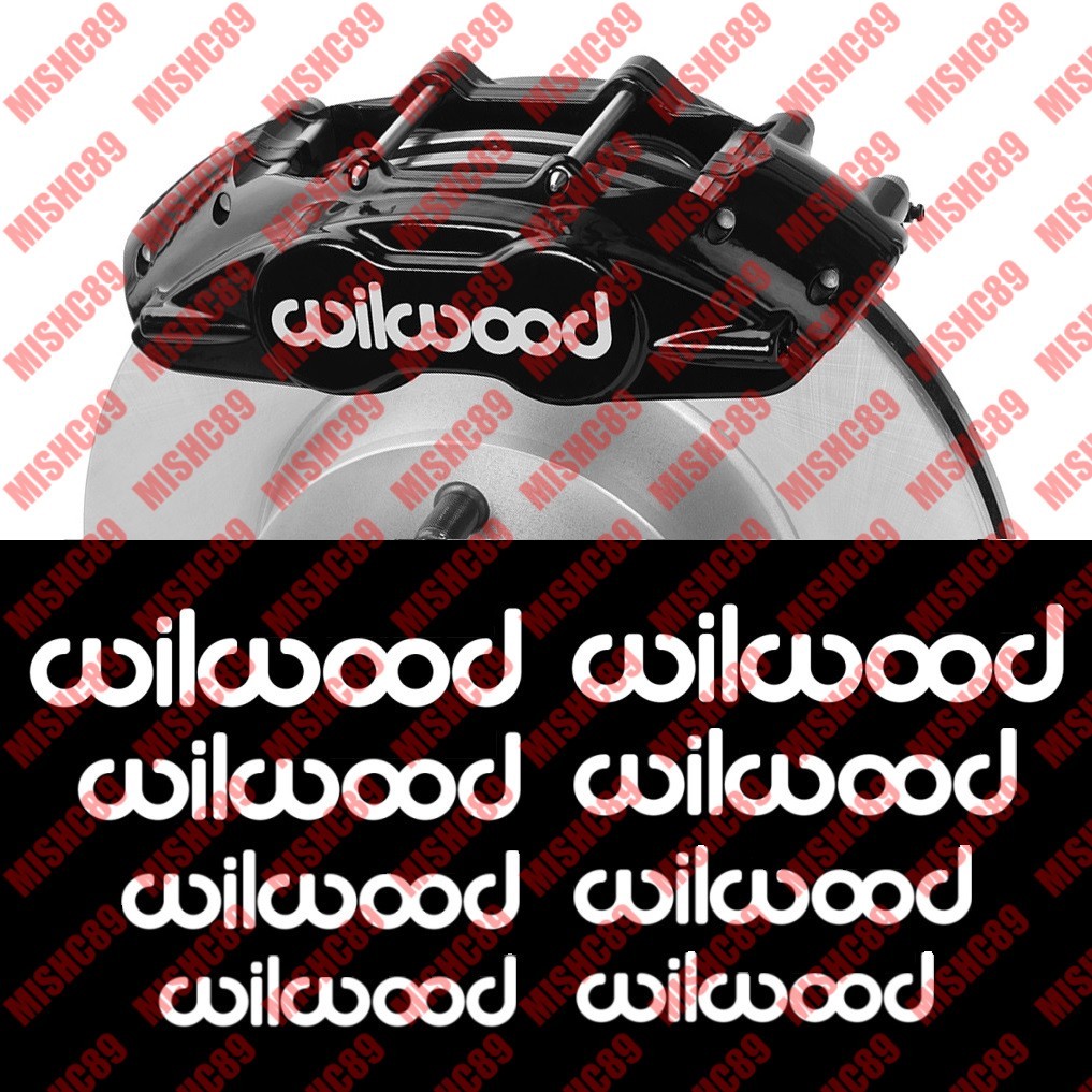 Wilwood Brake Caliper Decal Sticker Hi Temp Vinyl Decal Sticker *Fast Shipping*