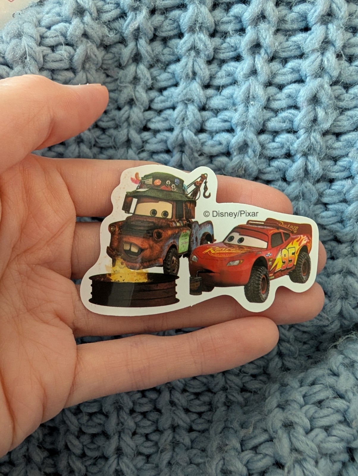 Cars, Pixar, Sticker, Disney, Lightning McQueen, Mater, Sally, Doc Hudson