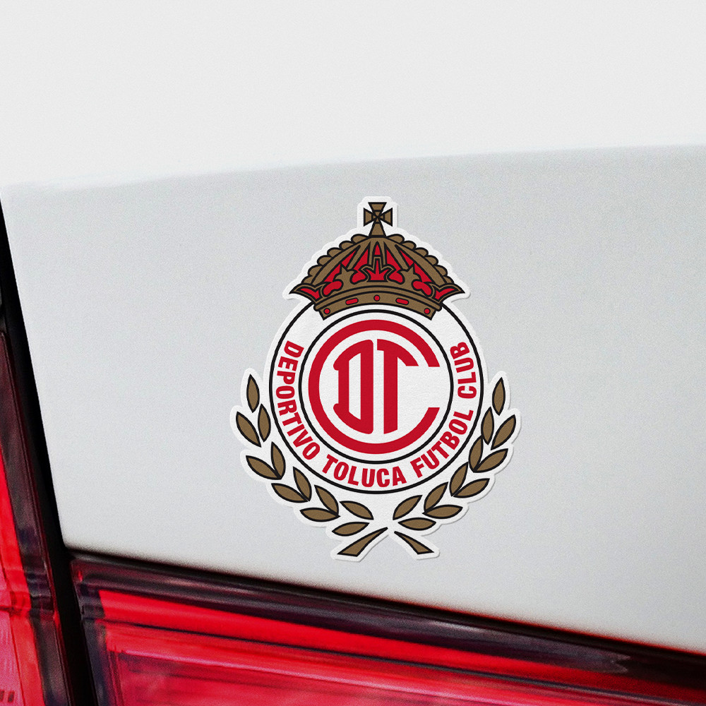 (4 Pack) Toluca Mexico Vinyl Sticker Decal Calcomania Diablos Rojos Liga MX