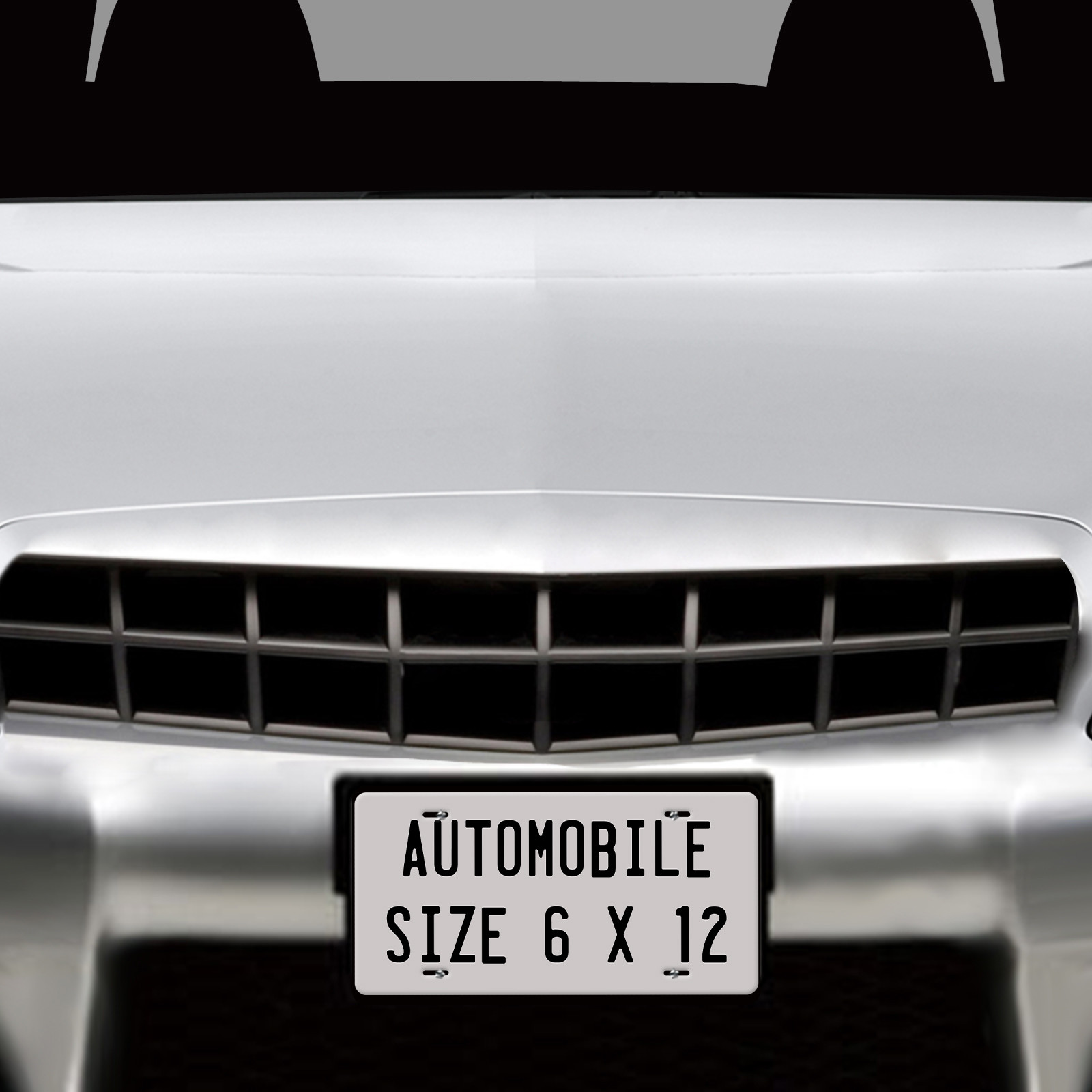 Wolf Blue Eye Animal Artwork Customized License Plate For Car ATV Moped Bike
